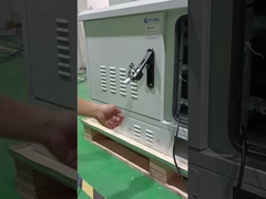 Armoire extérieure résistante aux intempéries à deux compartiments pour équipements de télécommunications avec des performances anti-corrosion élevées