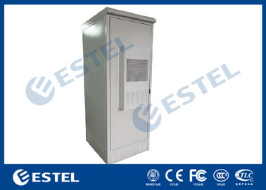 Le Cabinet extérieur intégré par climatiseur de télécom a galvanisé l'acier avec trois couches de batterie