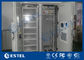 Cabinet antipoussière de station de base de deux compartiments extérieur avec le système de refroidissement