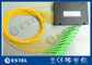 Rainez le PLC optique de boîte de diviseur de fibre étirent la basse sensibilité montée de polarisation