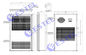 Support réfrigérant de l'échangeur de chaleur de clôture de DC48V 180W/K IP55 R134A Embeded