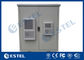 Double aluminium de compartiment de Cabinet extérieur imperméable de télécom pour l'électronique de logement