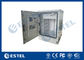 Cabinet de refroidissement de communication de télécom du contrôle de température 16U de climatiseur extérieur de clôture