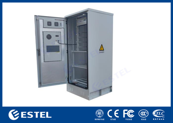 Armoire extérieure de 19 pouces à support Armoire de commande intégrée à batterie
