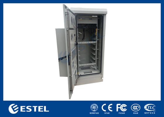 32U IP55 Armoire électrique intégrée extérieure avec système de distribution et de surveillance de l'énergie