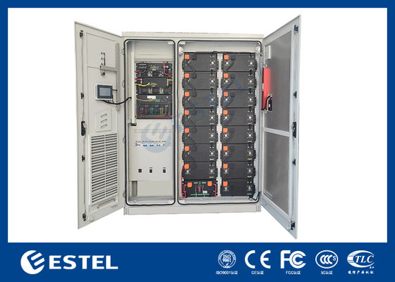Système de stockage d'énergie intégré refroidi par air 100kW/215kWh extérieur pour réseau électrique / panneaux solaires photovoltaïques