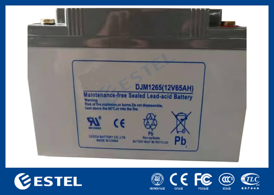 ESTEL DJM1265 12V 65Ah Batterie au plomb acide à usage général Solution d'alimentation fiable pour les UPS et les systèmes de stockage d'énergie des télécommunications