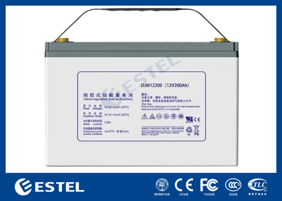 ESTEL DJM12200 12V 200Ah Batterie Plomb-Acide Haute Capacité Solution d'alimentation de qualité industrielle pour les systèmes de télécommunications et de stockage d'énergie