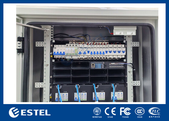 Armoire d'équipement de 19 pouces 45U facilement assemblée avec climatiseur IP55