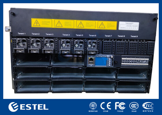 unité de distribution d'énergie intelligente de télécom du bâti 48VDC de support de 6U 30kw