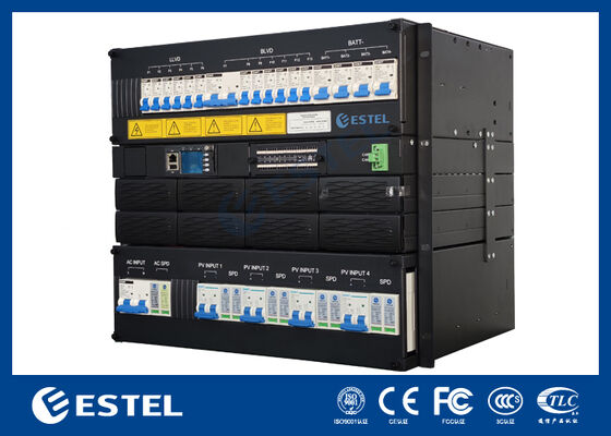 ET48300 Énergie de rectificateur hybride solaire programmable de qualité télécom avec AI DI DO