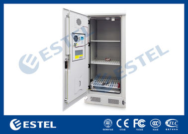 Contrôle de température extérieur de Cabinet de batterie d'acier inoxydable batterie de 3 couches pour la station de télécom