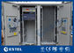 Cabinet de station de la base IP55, Cabinet extérieur de données avec le système PDU de redresseur