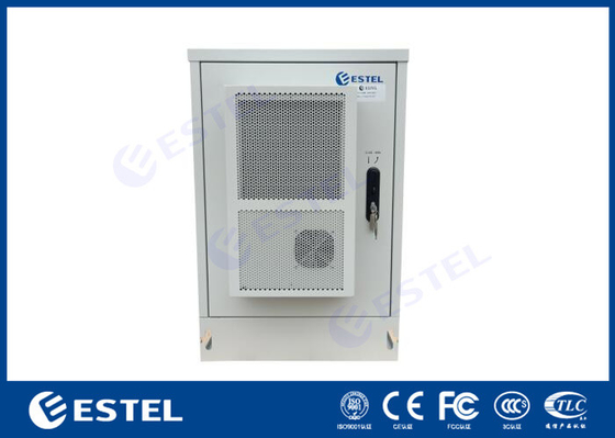Armoire de télécommunication extérieure en acier galvanisé 16U 19' Rack avec climatiseur IP55