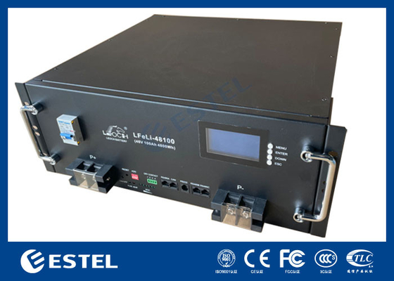 100Ah 48VDC batterie au lithium fer phosphate pour cabinet extérieur télécom