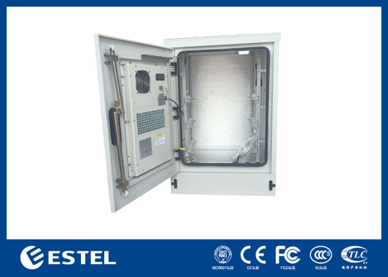 1000mm 16U Standard 19 pouces porte-services extérieur armoire électronique résistante aux intempéries