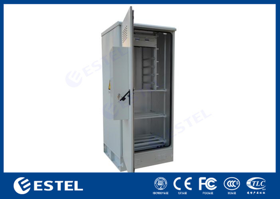 Armoire extérieure de 19 pouces à support Armoire de commande intégrée à batterie