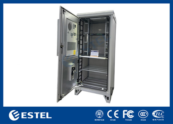 IP55 Armoire intégrée extérieure avec système de surveillance et climatiseur pour le refroidissement