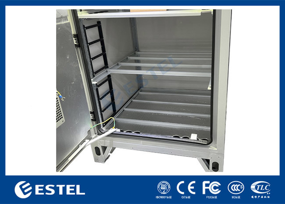 IP55 Armoire intégrée extérieure avec système de surveillance et climatiseur pour le refroidissement