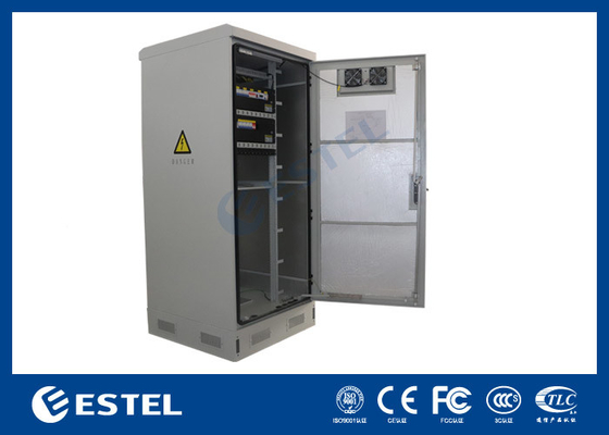 Armoire extérieure intelligente en acier galvanisé 40U IP55 avec climatiseur de 1500W