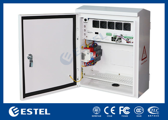 Boîte de surveillance intelligente de porte métallique avec une entrée d'alimentation AC220V de 1 canal et une sortie de 5 canaux