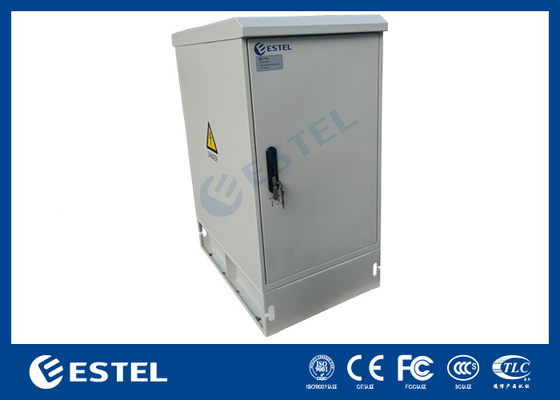 20U Armoire électrique extérieure à porte double avec boîtier de ventilation auxiliaire