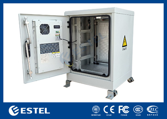 Contrôle de température de l'armoire de télécommunication extérieure en acier 14U IP55 isolé