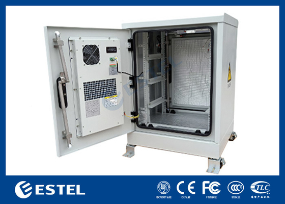 Contrôle de température de l'armoire de télécommunication extérieure en acier 14U IP55 isolé
