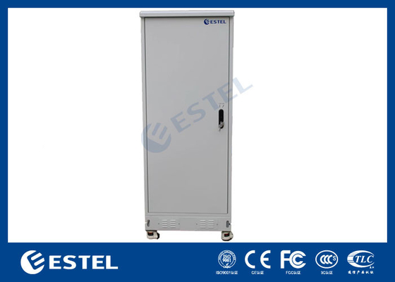 Armoire de données extérieure standard 38U avec climatiseur en continu et roues faciles à déplacer
