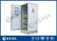 Protection extérieure d'entrée du Cabinet IP55 de télécom de contrôle de température avec la prise de générateur