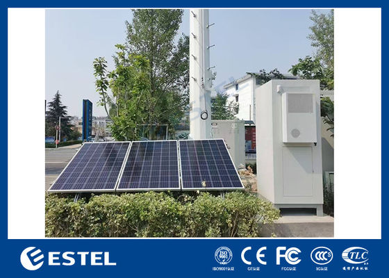 Système d'alimentation hybride pour télécommunications avec énergie solaire, réseau électrique, générateur diesel et batterie pour l'alimentation de sites de télécommunications extérieurs