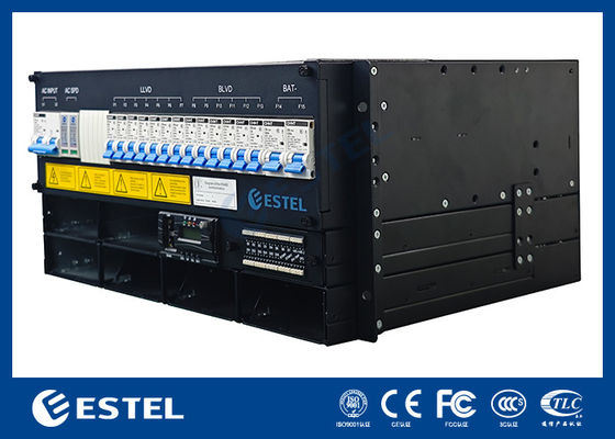 Solution de puissance en courant continu compacte à support 3 ′′ 9 kW 6U, haute efficacité > 96%, rectificateurs modulaires de 3000 W, entrée AC flexible