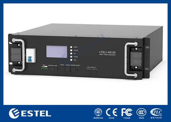Batterie au phosphate de fer au lithium de 48 V100 Ah pour système électrique de télécommunications