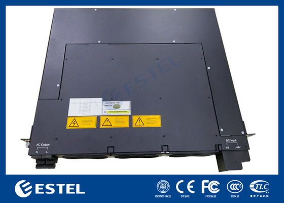 -48VDC à 220VAC 1U Compact Height Inverter DC à l'alimentation en courant alternatif Pour le système d'alimentation télécom