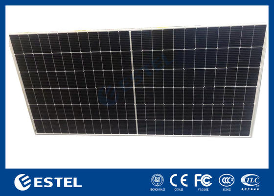 Panneau solaire monocristallin à demi-cellules et haute puissance, de 450W à 600W, pour système d'alimentation des télécommunications
