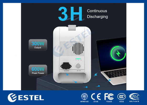 Station d'alimentation portable ESTEL eCandle 1KWH Batterie LiFePO4 Charge solaire Sortie 300W Sauvegarde UPS