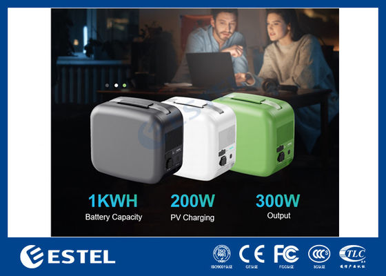 Station d'alimentation portable ESTEL eCandle 1KWH Batterie LiFePO4 Charge solaire Sortie 300W Sauvegarde UPS