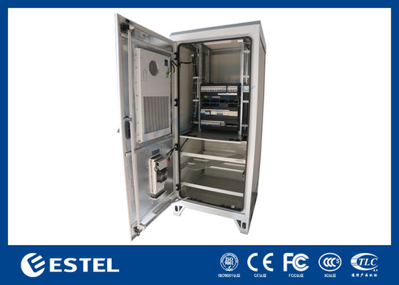 22U IP65 Armoire de télécommunication extérieure avec des caractéristiques anti-vol et résistantes aux intempéries