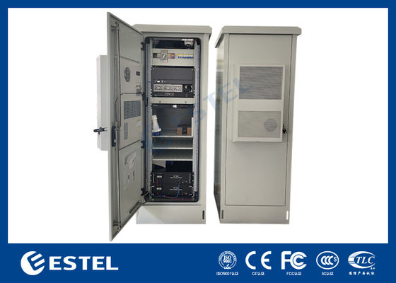 Armoire de télécommunications extérieure avec batterie ATS et caméra pour système d'alimentation de télécommunications