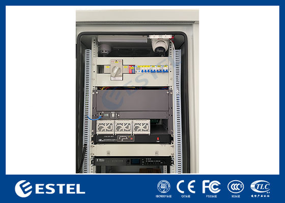 Armoire de télécommunications extérieure avec batterie ATS et caméra pour système d'alimentation de télécommunications