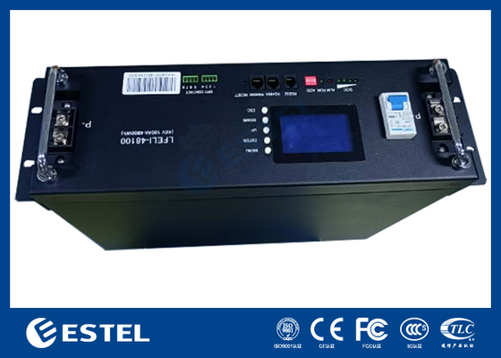 ESTEL LFELI 48100 48V 100Ah batterie au lithium fer phosphate solution de stockage d'énergie à haut rendement pour les télécommunications et les applications industrielles