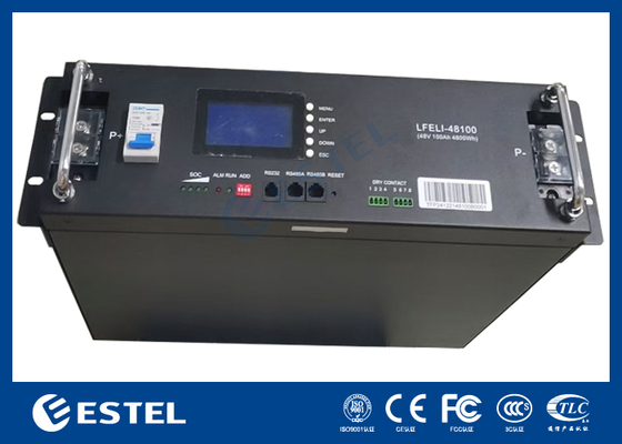 ESTEL LFELI 48100 48V 100Ah batterie au lithium fer phosphate solution de stockage d'énergie à haut rendement pour les télécommunications et les applications industrielles