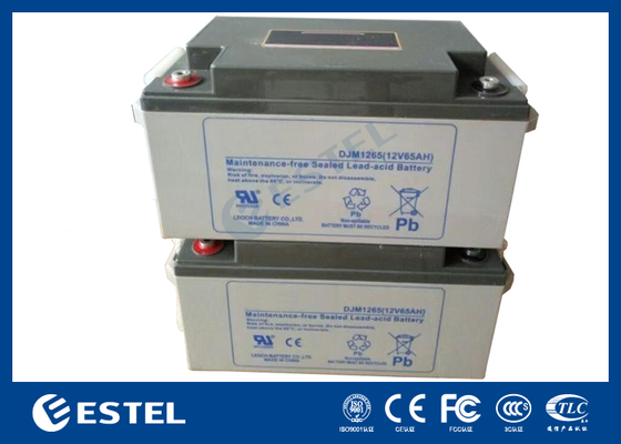 ESTEL DJM1265 12V 65Ah Batterie au plomb acide à usage général Solution d'alimentation fiable pour les UPS et les systèmes de stockage d'énergie des télécommunications