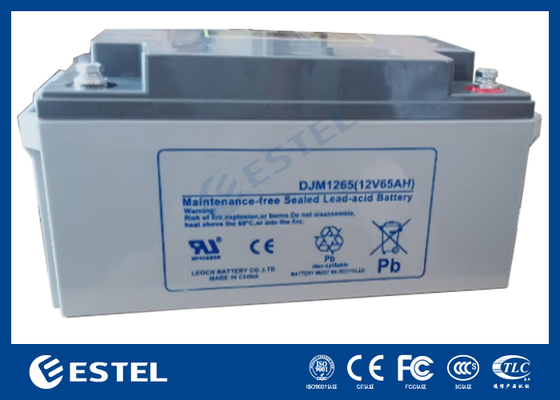ESTEL DJM1265 12V 65Ah Batterie au plomb acide à usage général Solution d'alimentation fiable pour les UPS et les systèmes de stockage d'énergie des télécommunications