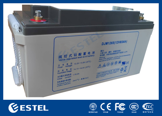 ESTEL DJM1265 12V 65Ah Batterie au plomb acide à usage général Solution d'alimentation fiable pour les UPS et les systèmes de stockage d'énergie des télécommunications