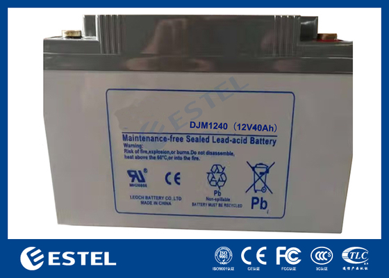 ESTEL DJM1240 12V 40Ah Compacte batterie au plomb acide Solution d'alimentation fiable pour les télécommunications et les systèmes de sauvegarde