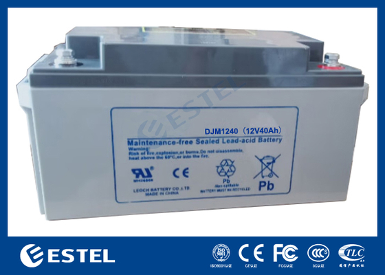 ESTEL DJM1240 12V 40Ah Compacte batterie au plomb acide Solution d'alimentation fiable pour les télécommunications et les systèmes de sauvegarde