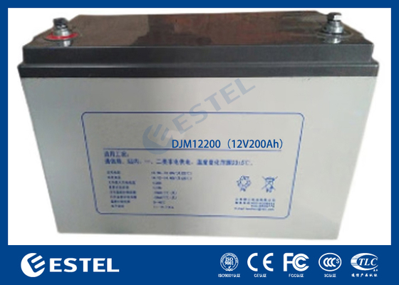 ESTEL DJM12200 12V 200Ah Batterie Plomb-Acide Haute Capacité Solution d'alimentation de qualité industrielle pour les systèmes de télécommunications et de stockage d'énergie
