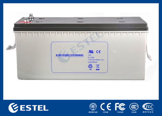 ESTEL DJM12200 12V 200Ah Batterie Plomb-Acide Haute Capacité Solution d'alimentation de qualité industrielle pour les systèmes de télécommunications et de stockage d'énergie