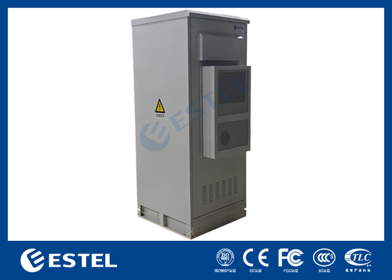 Réducteur de puissance 32U Armoire de télécommunication extérieure avec système de télécommunication de puissance de 18 kW et unité de surveillance de l'environnement